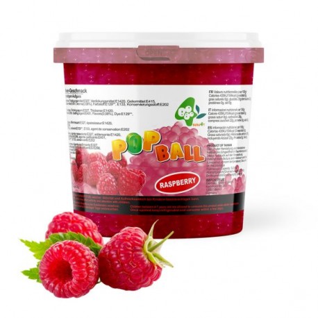 Pop Ball - Boba Framboise Seaux de 3,2 Kg