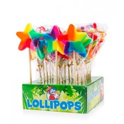 Sucette Felko Etoiles Pop Rainbow 24 x 40g